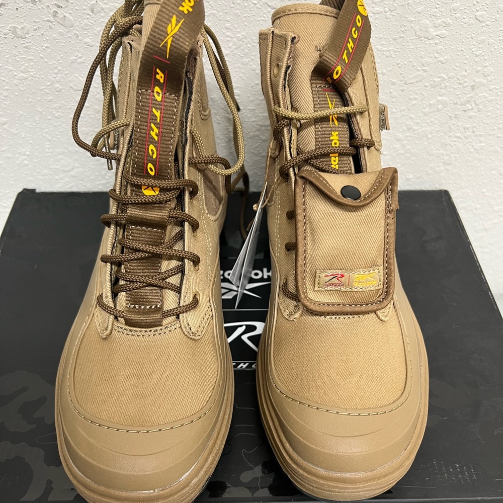 NIB Reebok X Rothco Club C Cleated Hi-Top Boots Sz 7